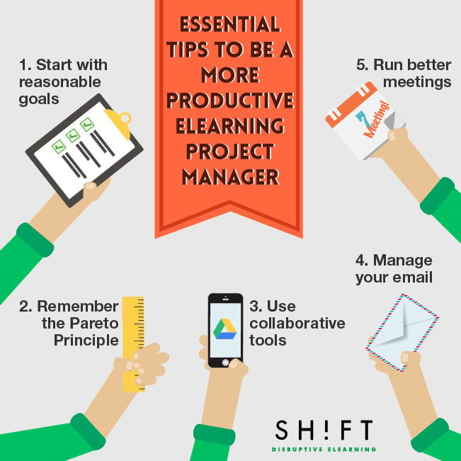 Productivity Tips for eLearning Project Managers 01