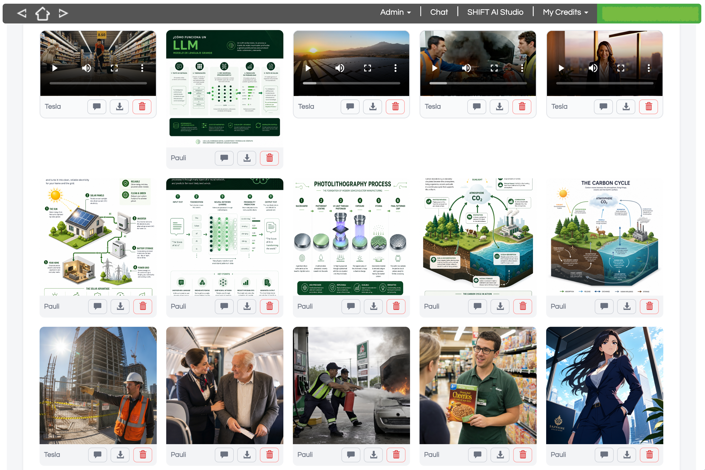 AI Studio — branded platform preview