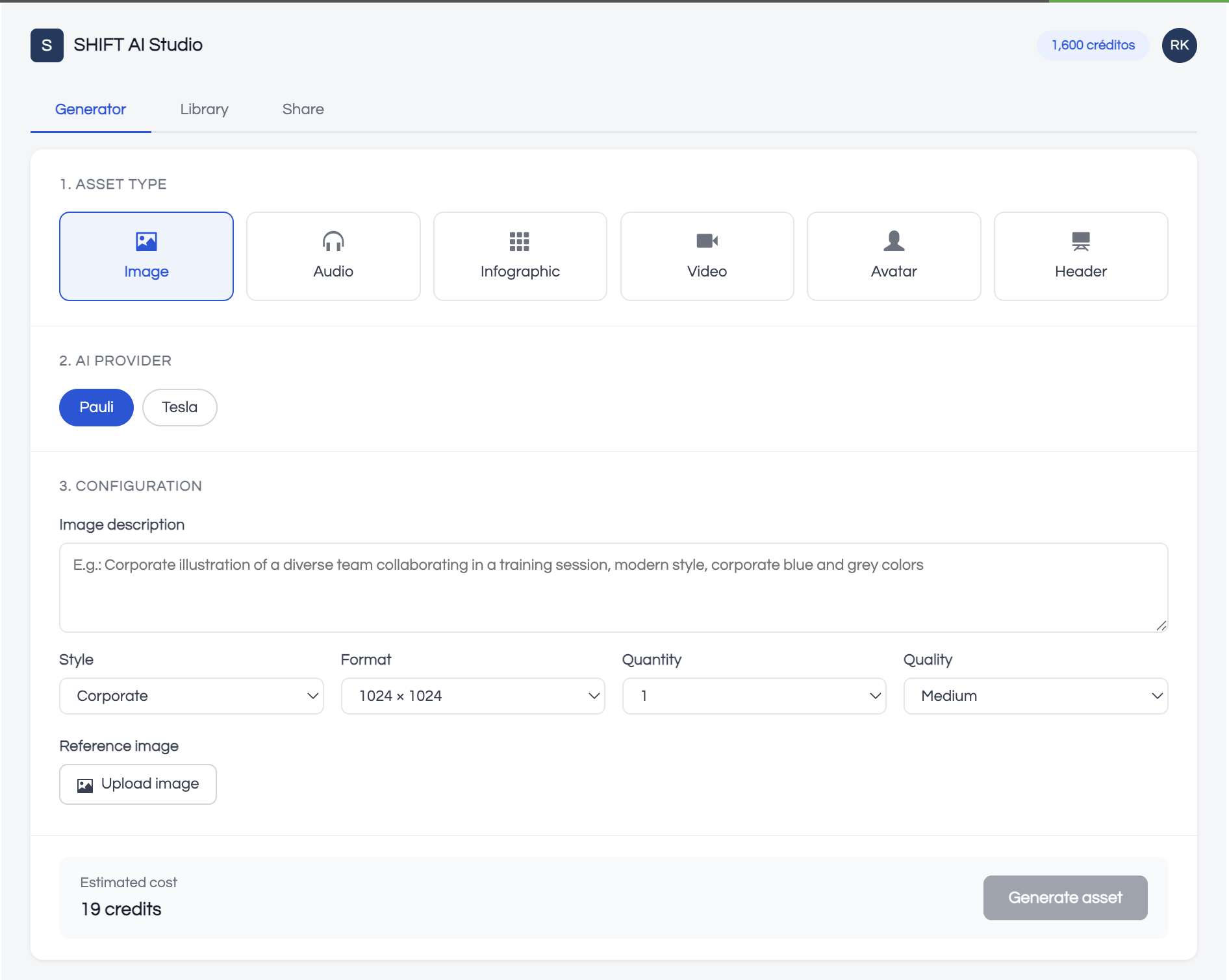AI Studio — media production