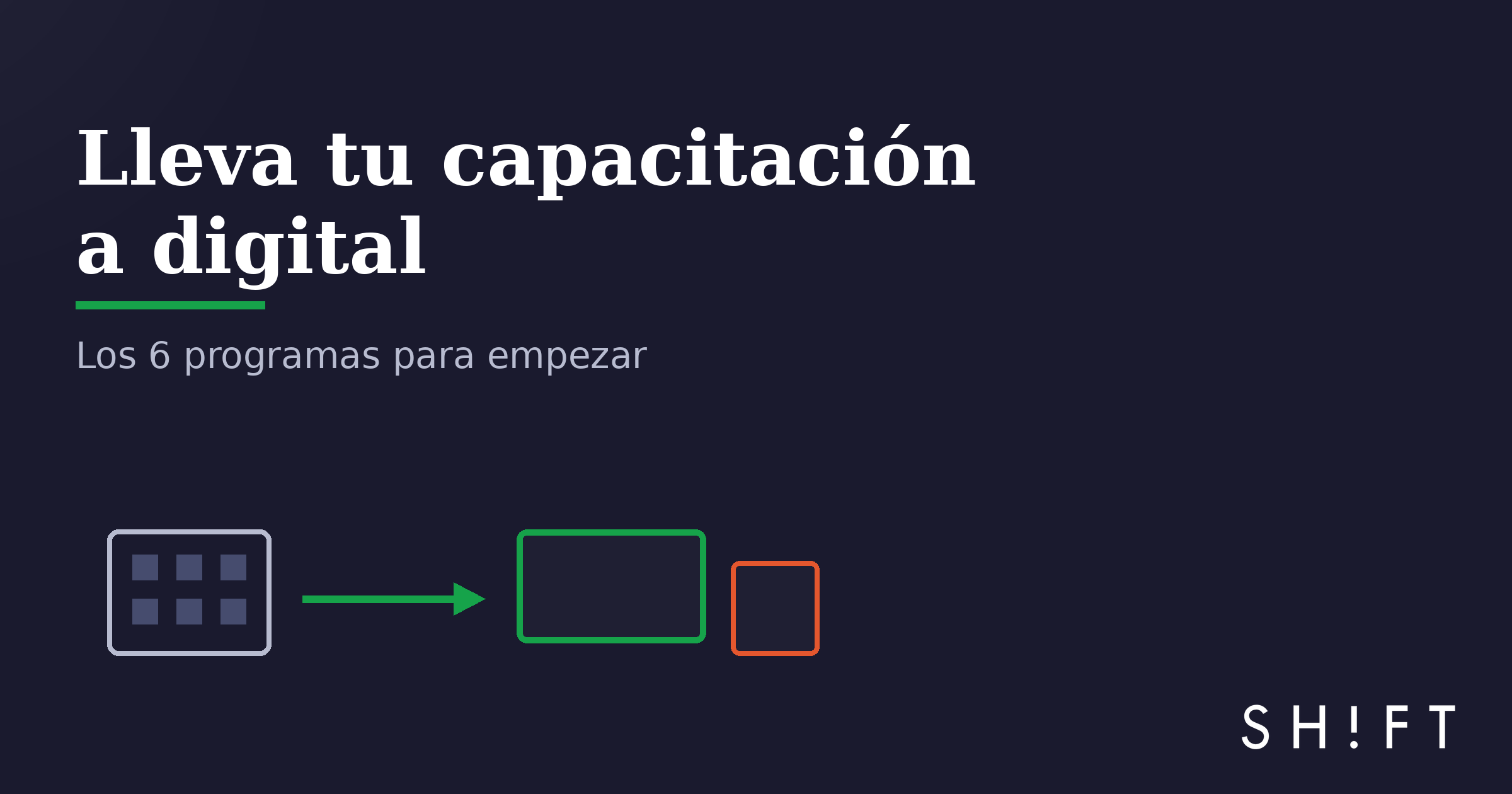 Lleva tu capacitación a digital — los 6 programas para empezar
